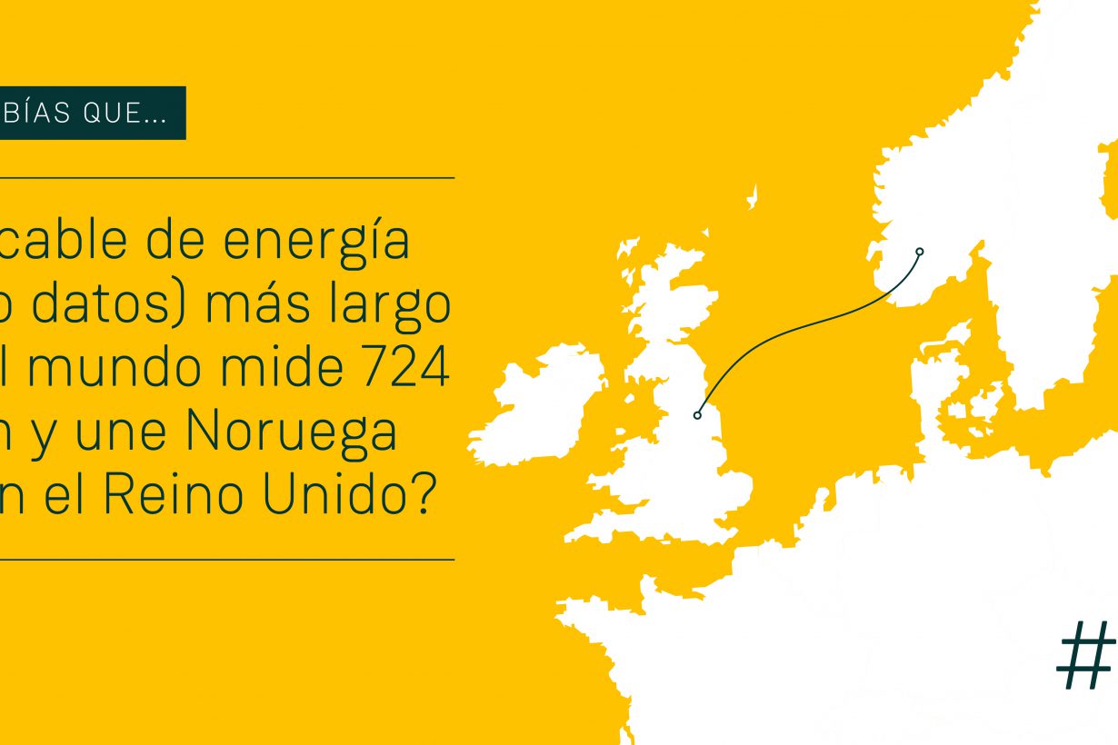 ¿Sabías que el cable más largo del mundo mide 724 km y une Dinamarca con Reino Unido?