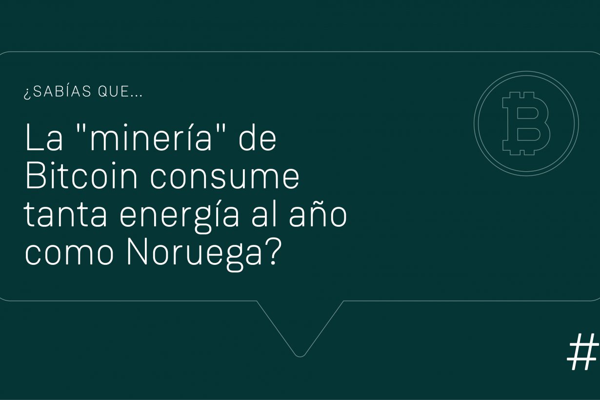 ¿Sabías que el Bitcoin consume más energía que países como Noruega?