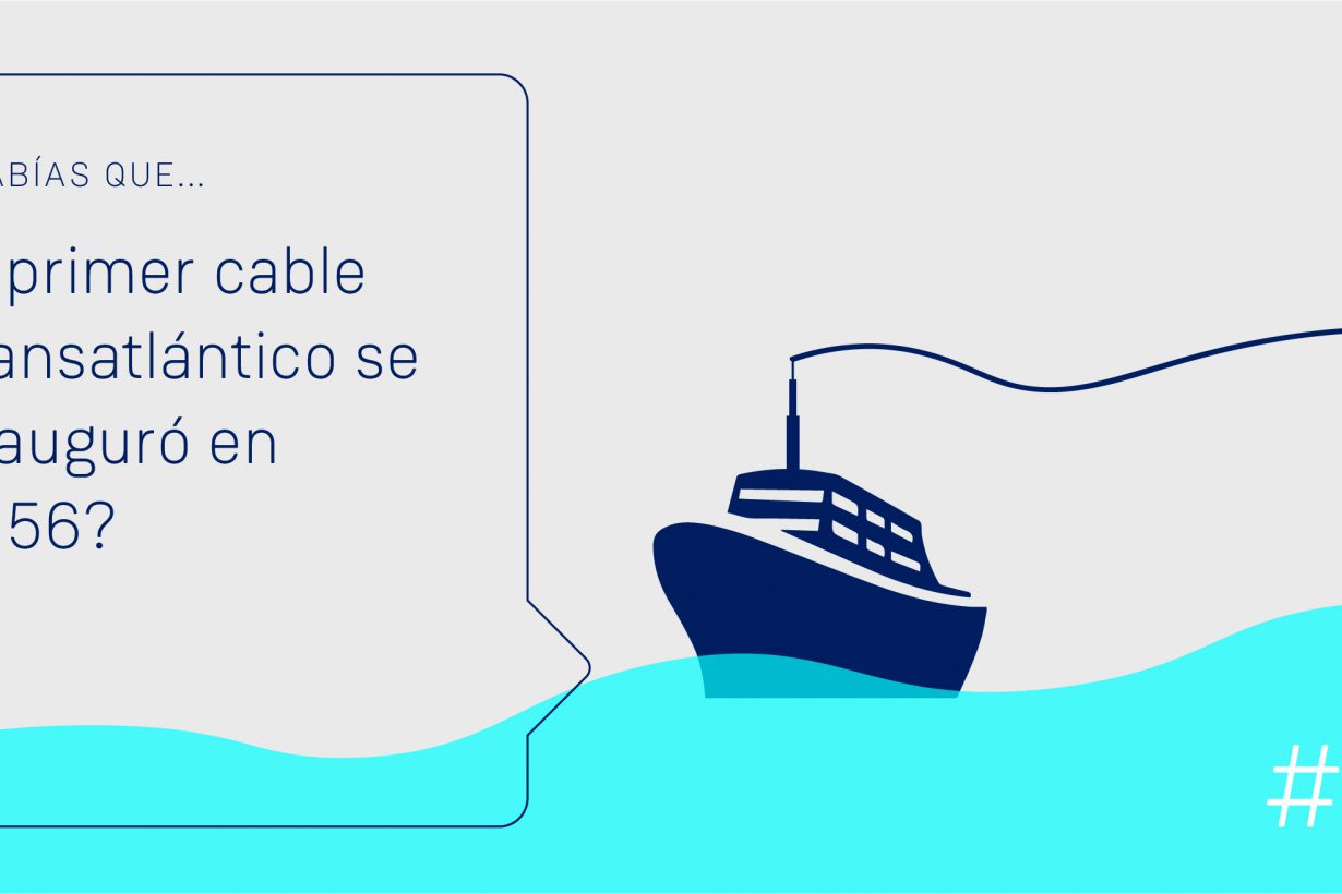 ¿Sabías que el primer cable transatántico se inauguró en 1956?