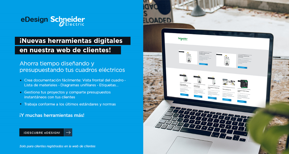 Nuevo eDesign Terciario de Schneider Electric, ahora también con PrismaSet S