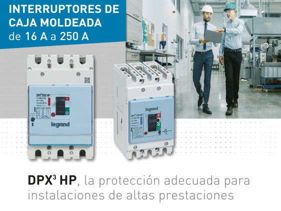 Legrand lanza una nueva gama de caja moldeada DPX³ HP de altas prestaciones hasta 250 A