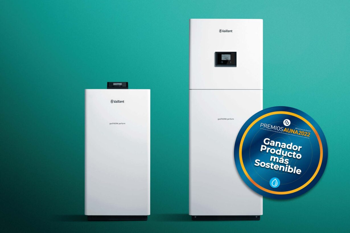 La bomba de calor geoTHERM perform, Producto más Sostenible en los Premios Auna 2022