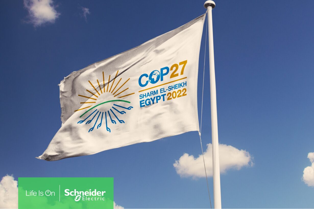 Schneider Electric marca el inicio de la COP27 con un nuevo llamamiento y el compromiso de reforzar la colaboración público-privada