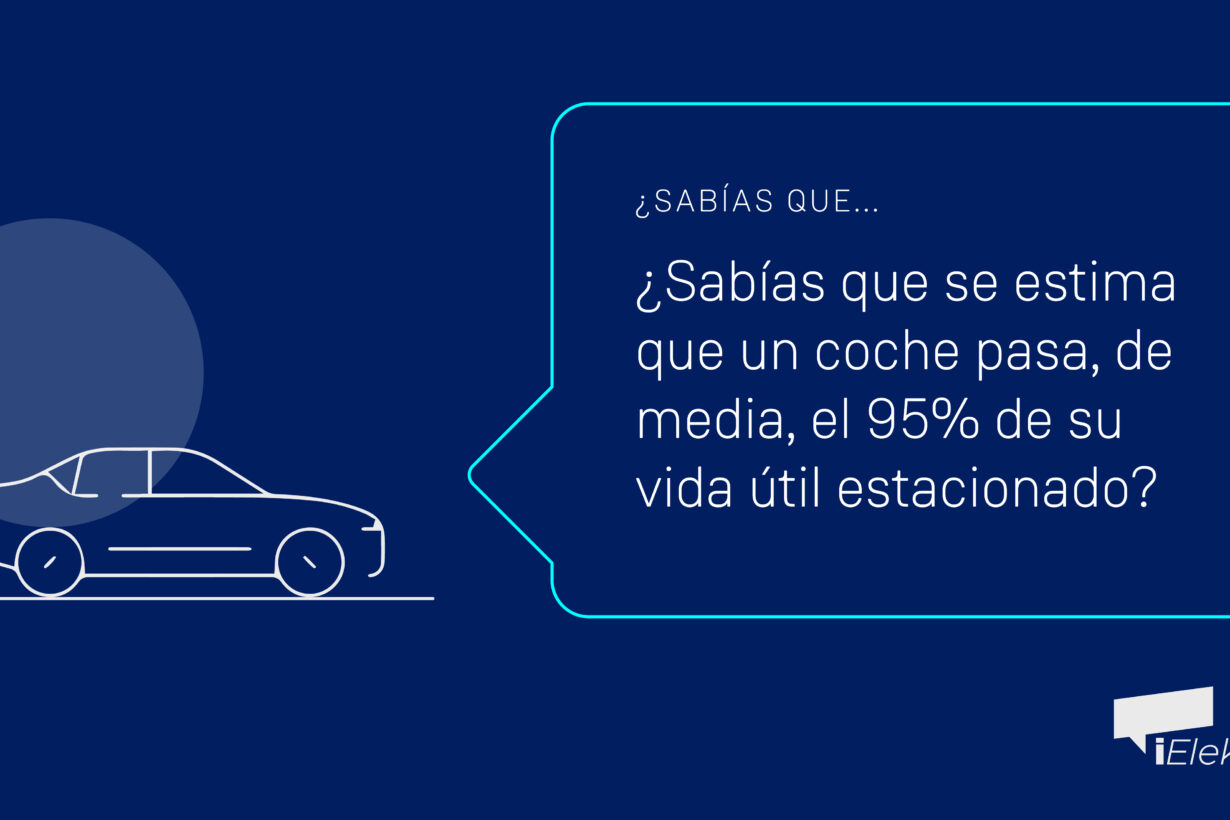 Sabías que, de media, un coche se pasa un 95 % de su vida útil estacionado