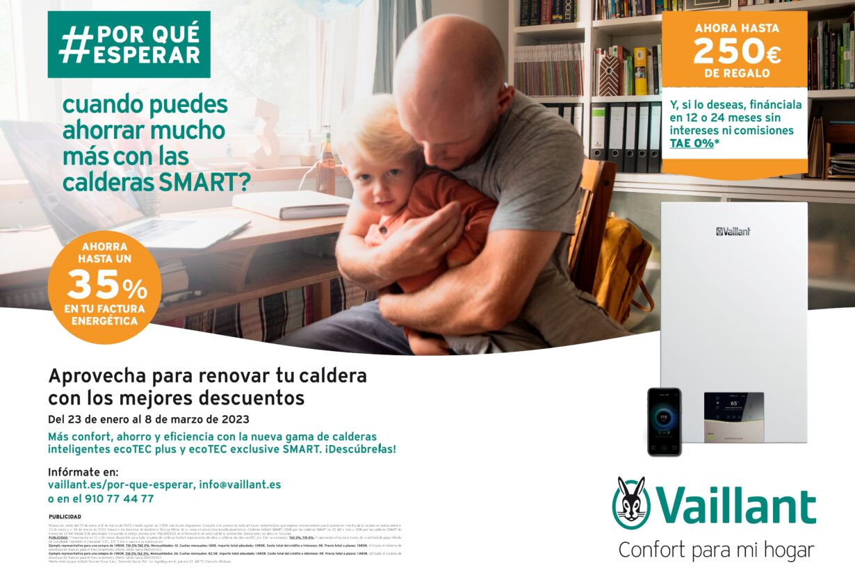 Nueva campaña de comunicación y promoción de calderas Vaillant