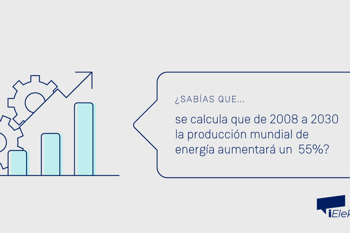 de 2008 a 2030 la producción energética mundial aumentará un 55 %