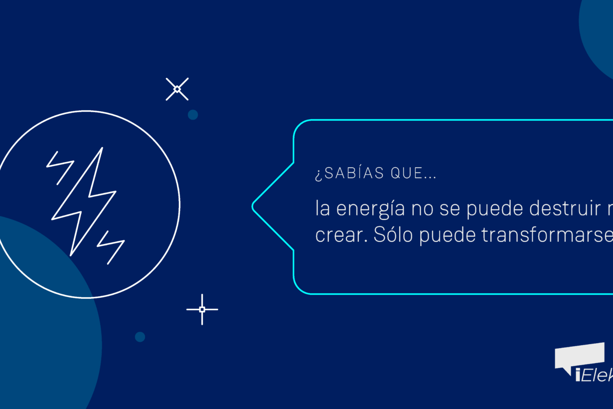 ¿Sabias que la energía no se puede crear ni drestruir? Solo transformar