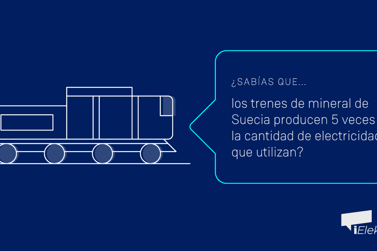 ¿Sabías que los trenes de mineral de Suecia producen cinco veces la energía que consumen