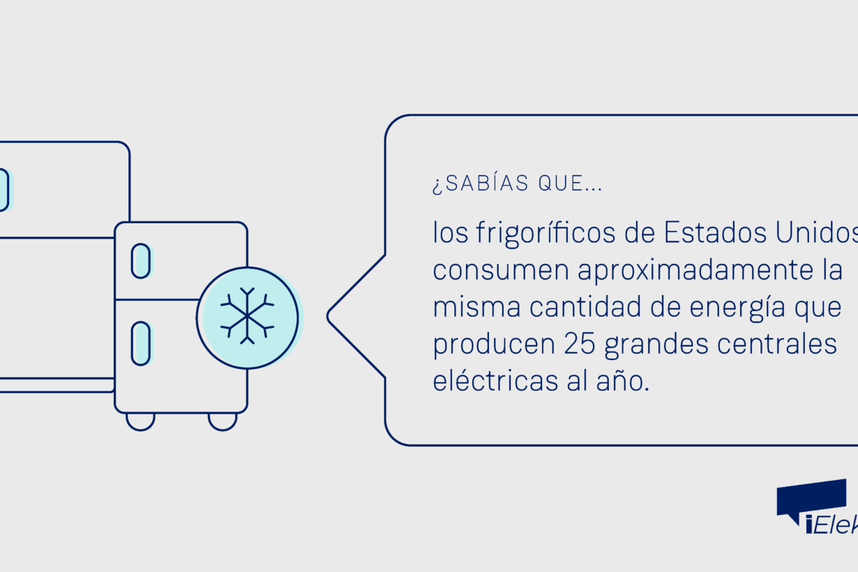 Sabías que los frigoríficos estadounidenses consumen al año la electricidad producida por aproximadamente 25 centrales eléctricas