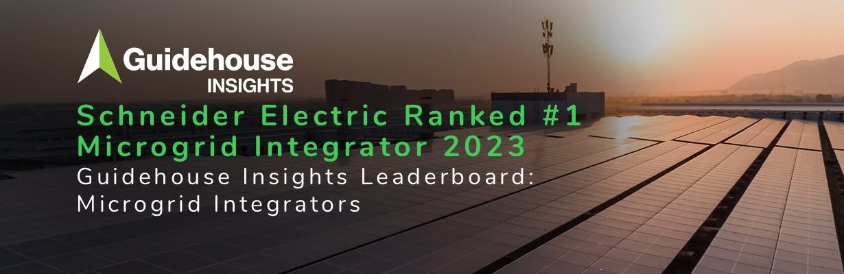 Schneider Electric se clasifica en el primer puesto en el informe de Guidehouse Insights sobre integradores de microgrids