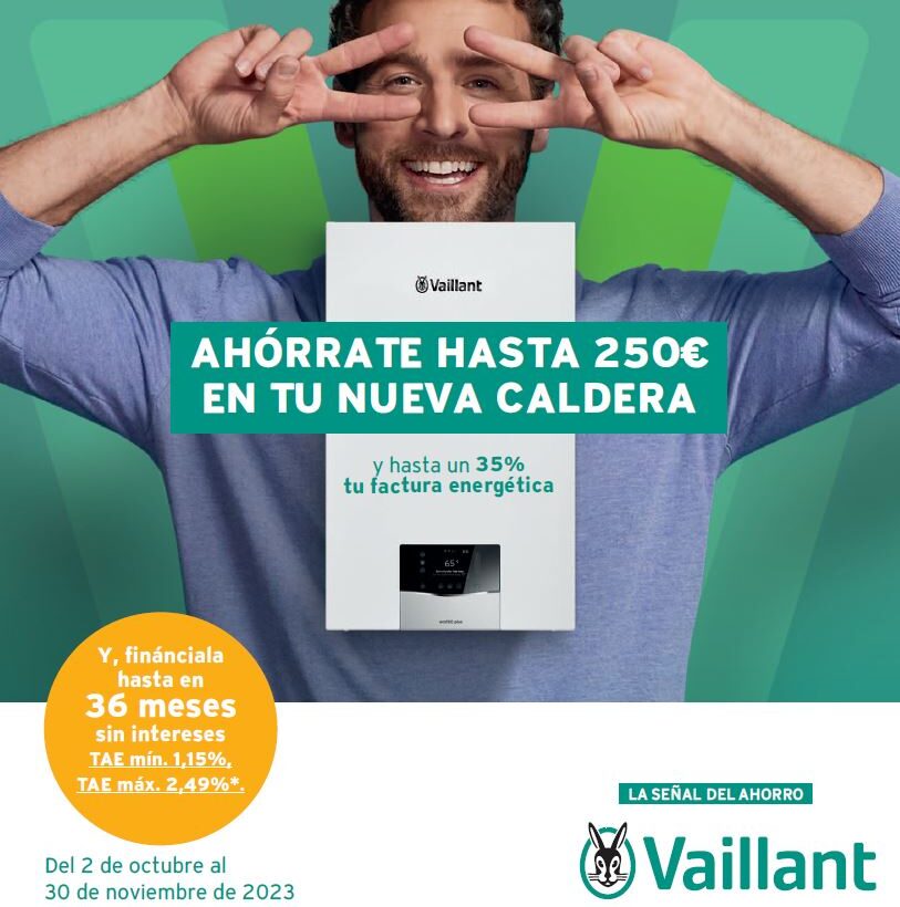 Nueva promoción de calderas Vaillant para usuarios finales