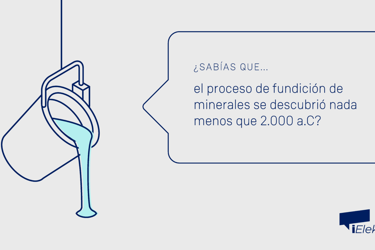 ¿Sabías que el proceso de fundición de metales se descubrió hace 5000 años