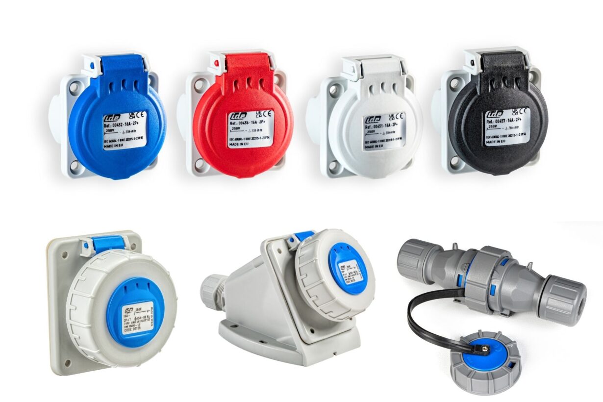 IDE Electric presenta su gama completa de bases tipo SCHUKO IP54