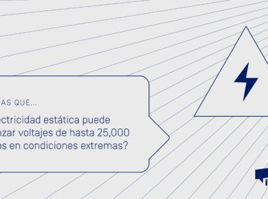 sabias que la electricidad estática puede alcanzar voltajes de hasta 2500 voltios en condiciones extremas
