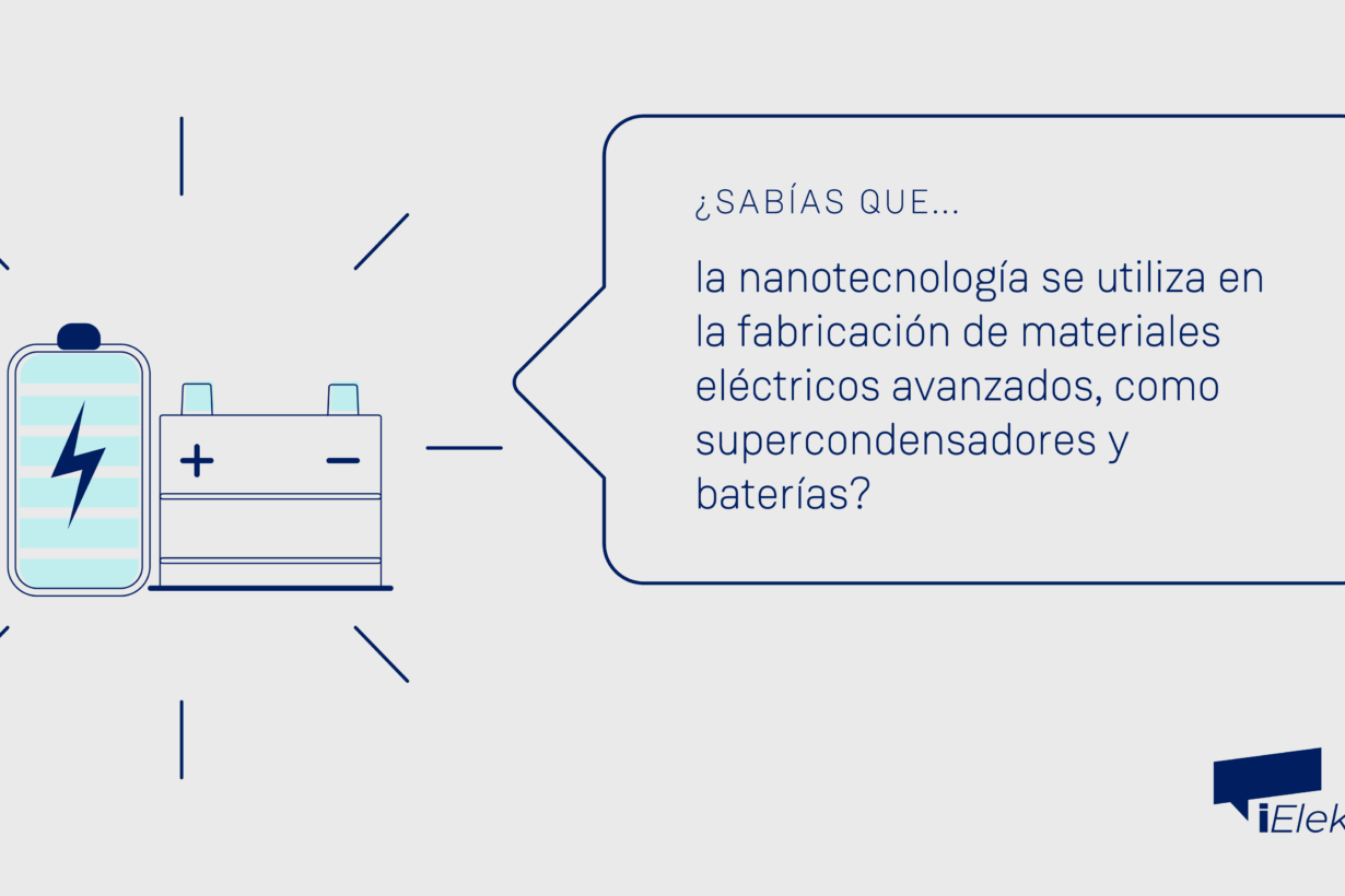 ¿Sabías que la nanotecnología se utiliza en la fabricación de materiales eléctricos avanzados como supercondensadores y baterías