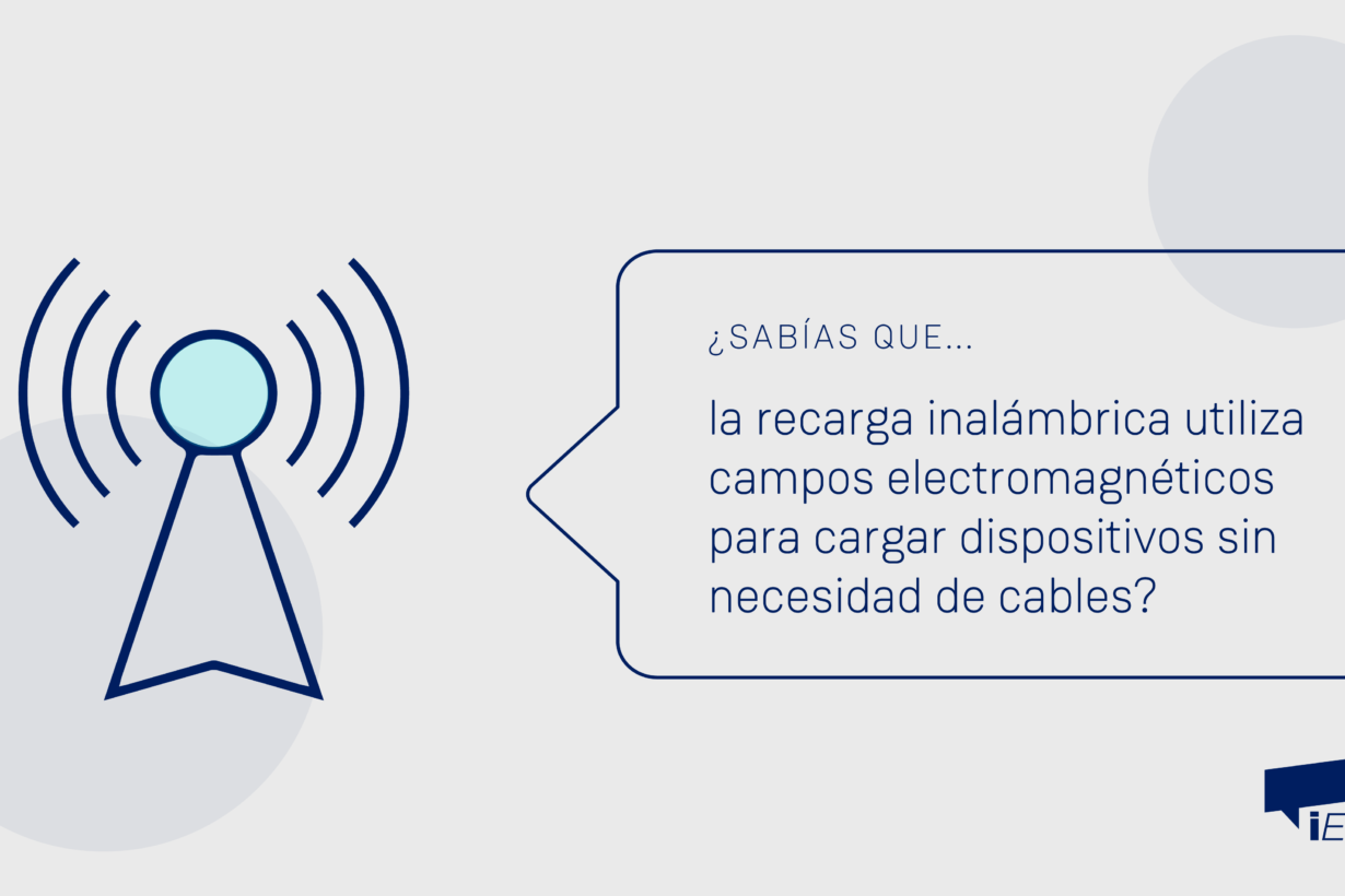 ¿Sabías que la recarga inalámbrica utiliza campos electromagnéticos para cargar dispositivos sin necesidad de cables