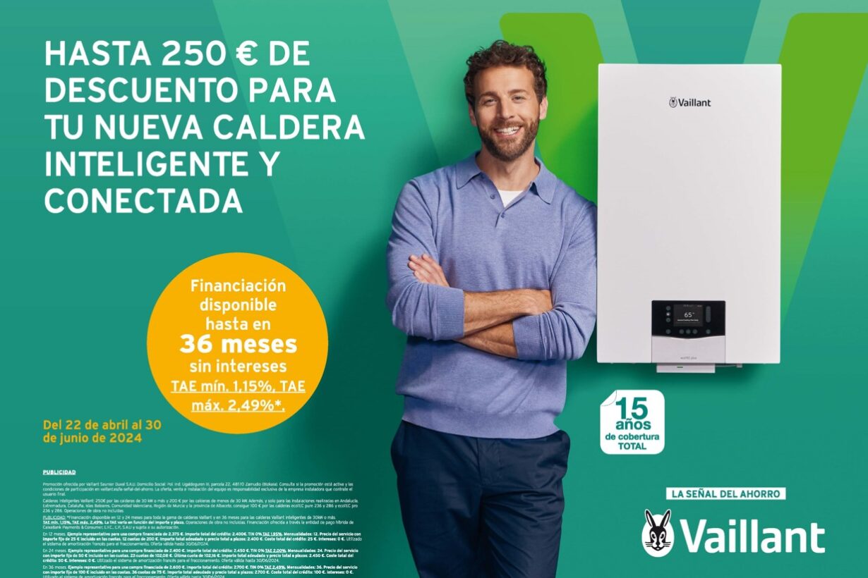 nueva promoción de calderas Vaillant, en vigor hasta finales de junio