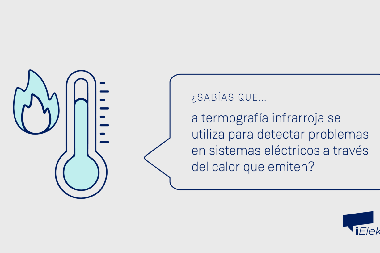 ¿Sabías que la termografía infrarroja se utiliza para detectar problemas en sistemas eléctricos a través del calor que emiten