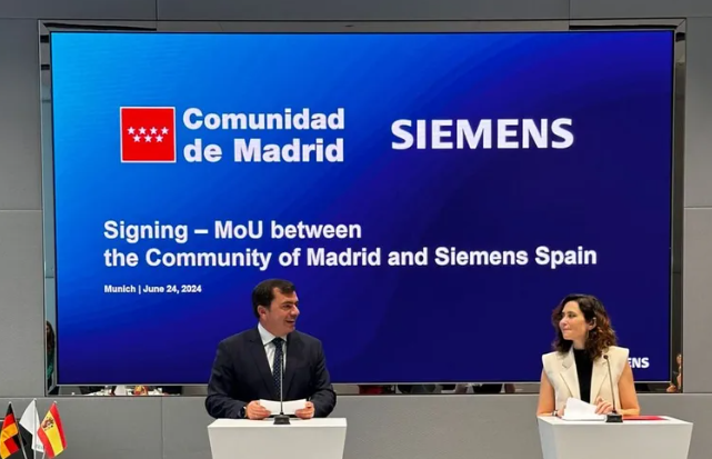 Siemens y la CAM firman un acuerdo para impulsar el talento industrial en Madrid