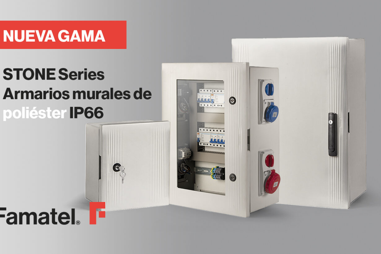 Famatel presenta la nueva serie STONE: Armarios de Poliéster de alta resistencia para entornos exigentes