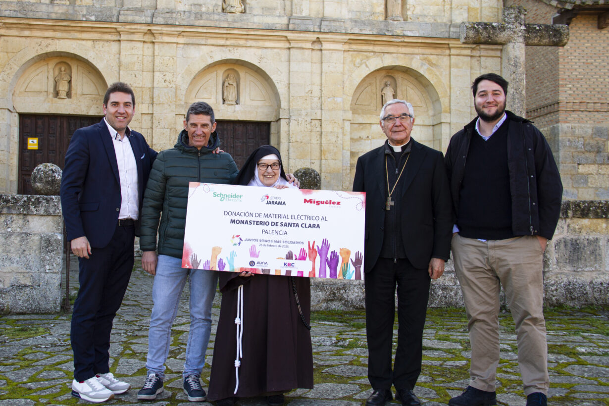 Schneider, Miguélez y Jarama colaboran en la rehabilitación del Monasterio de Santa Clara en Palencia