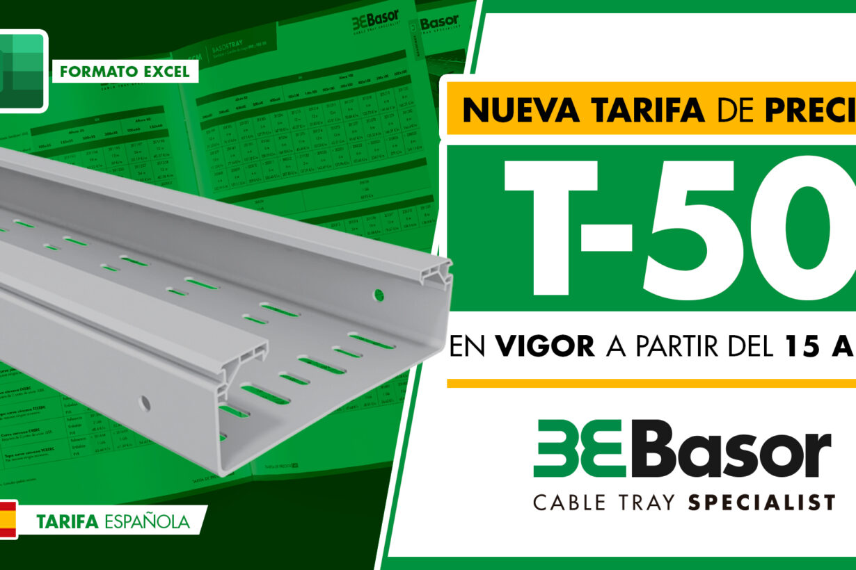 Basor Electric presenta su nueva tarifa T-50