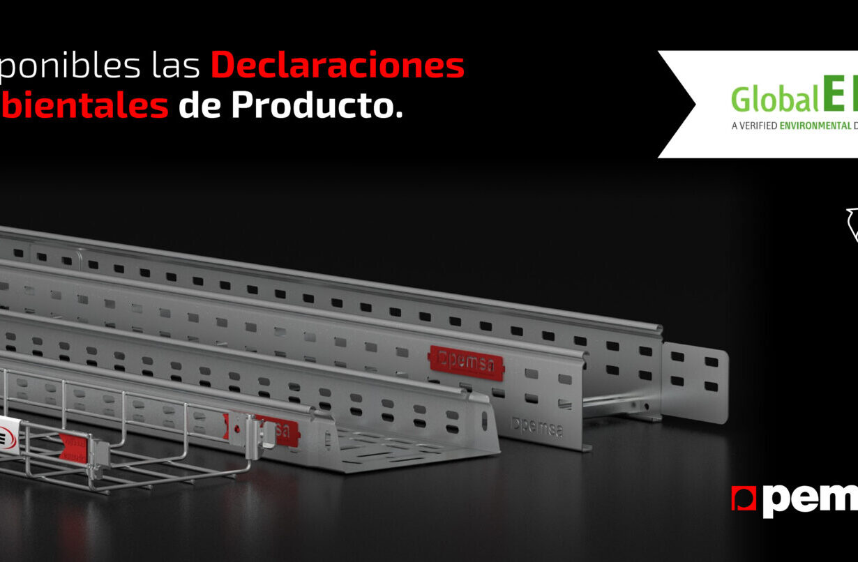 Pemsa publica las Declaraciones ambientales de producto (DAP) en sus Sistemas de bandejas portacables metálicas